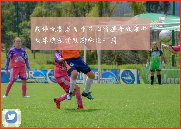 戴伟浚赛后与申花旧将握手致意并向球迷深情致谢绕场一周